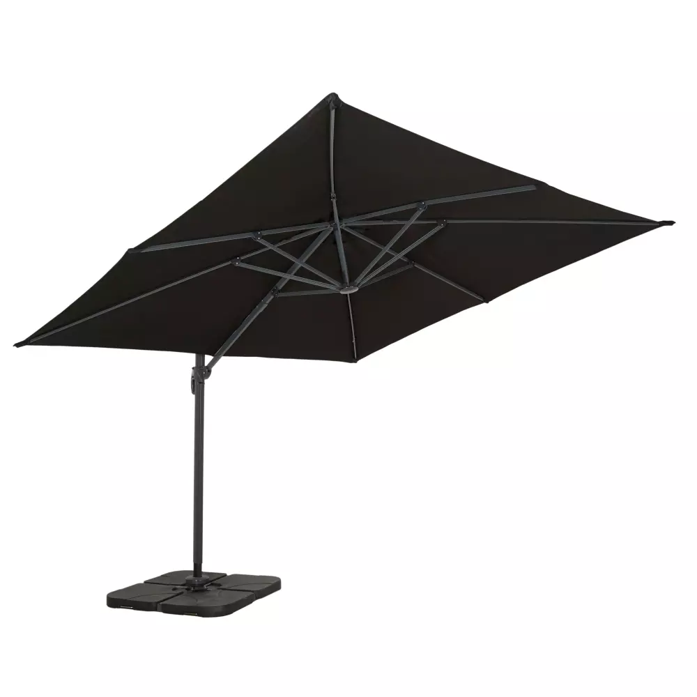 Tobago Parasoll Svart 3x3, 7020628542716, 144877-1, Hage, Parasoll & Paviljong, Easy Living, Martinsen AS, Tobago parasoll svart