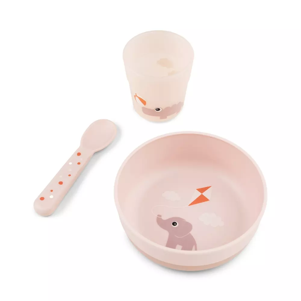 Foodie First Meal Set Pudder, 5712643053705, 1546411, Kjøkken, Barn, Done by Deer, Foodie first meal set Playground Powder