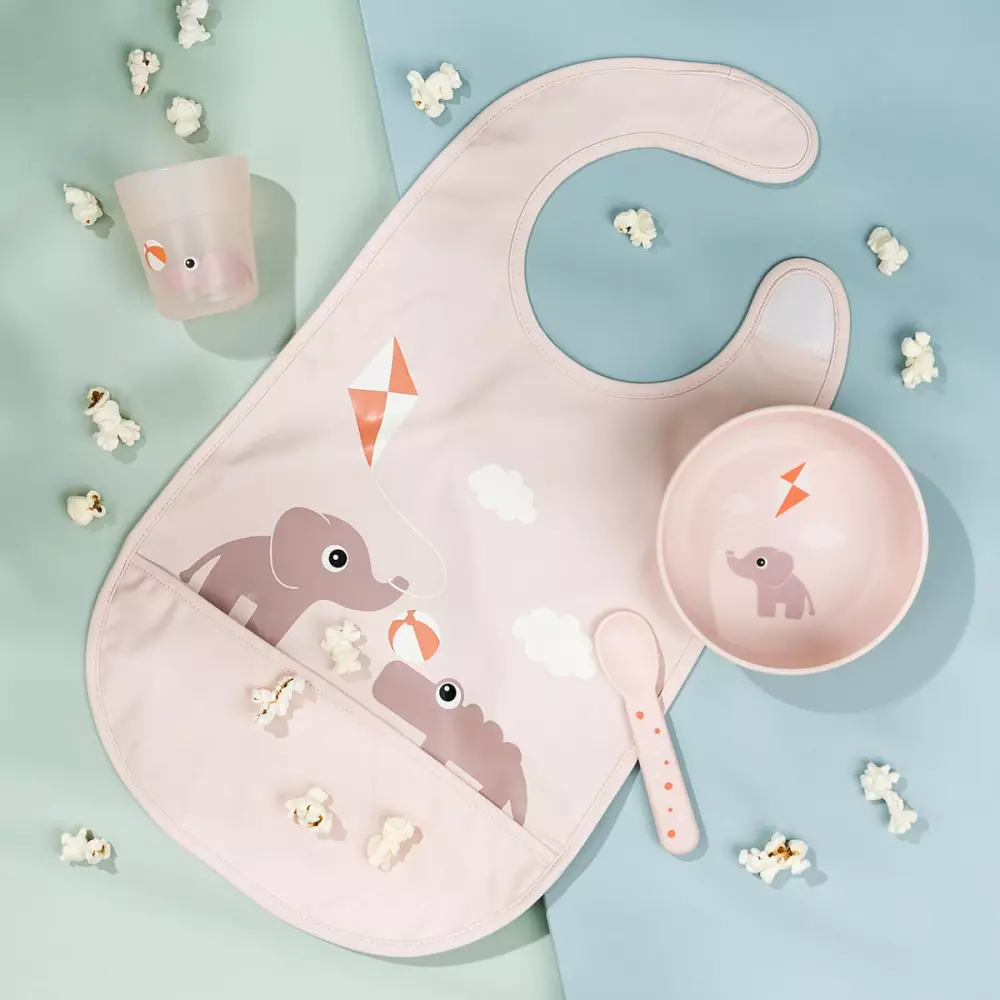 Foodie First Meal Set Pudder, 5712643053705, 1546411, Kjøkken, Barn, Done by Deer, Foodie first meal set Playground Powder