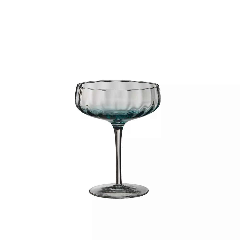 Søholm Sonja Champagneglass Petrol Blue, 5709554164545, 16454, Kjøkken, Glass, Søholm, Aida, SØHOLM Sonja – champagne glas Petrol blue 1 stk 30 cl