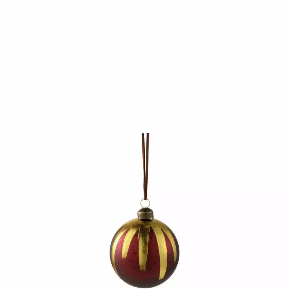 Julekule D8 Antique Burgundy/Gold, 7072575455397, 169500, Jul, Julekuler, Consilimo