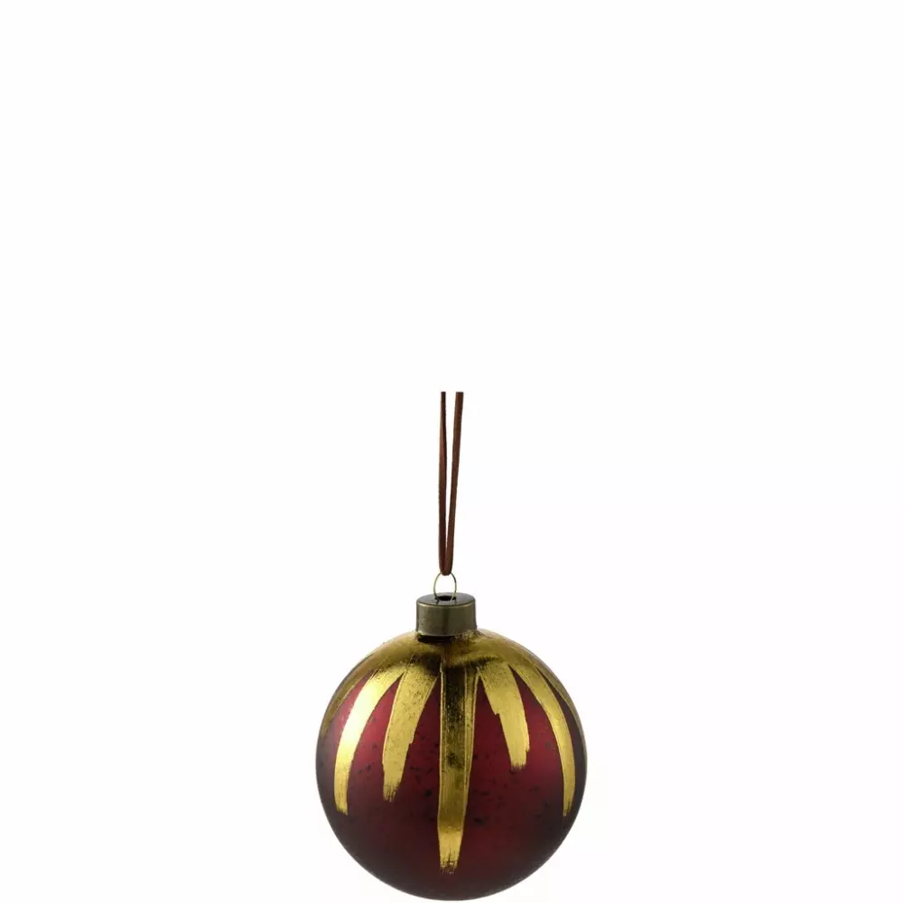 Julekule D10 Antique Burgundy/Gold, 7072575455403, 169501, Jul, Julekuler, Consilimo