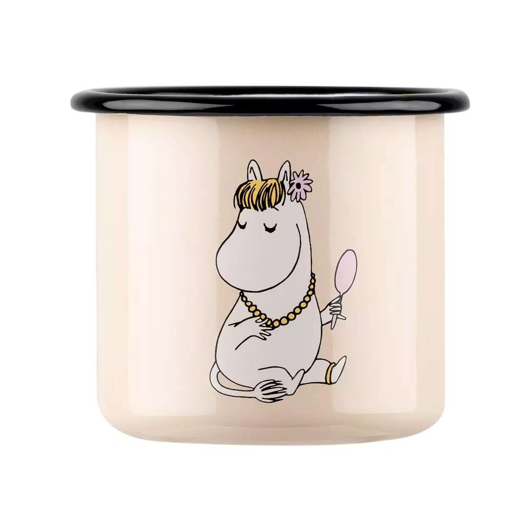 Moomin Emaljekopp - Snorkfrøken Beige