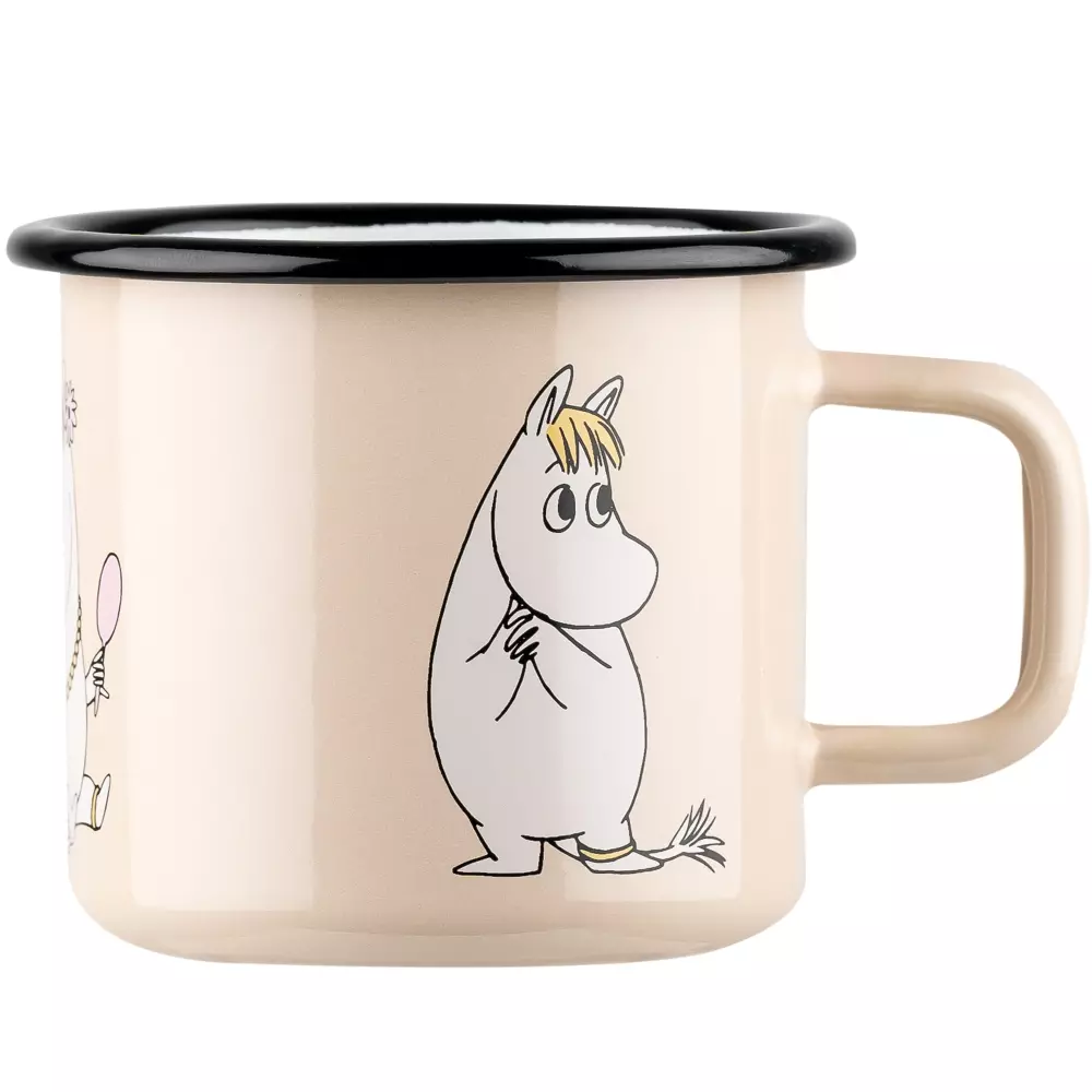 Moomin Emaljekopp - Snorkfrøken Beige