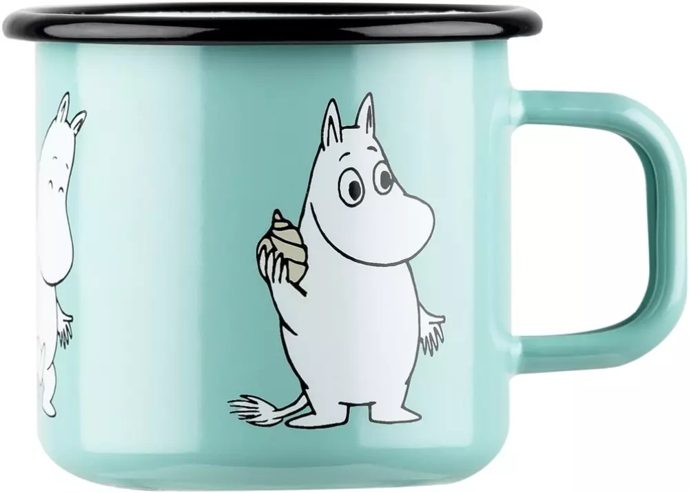 Moomin Emaljekopp - Moomintrollet Turkis