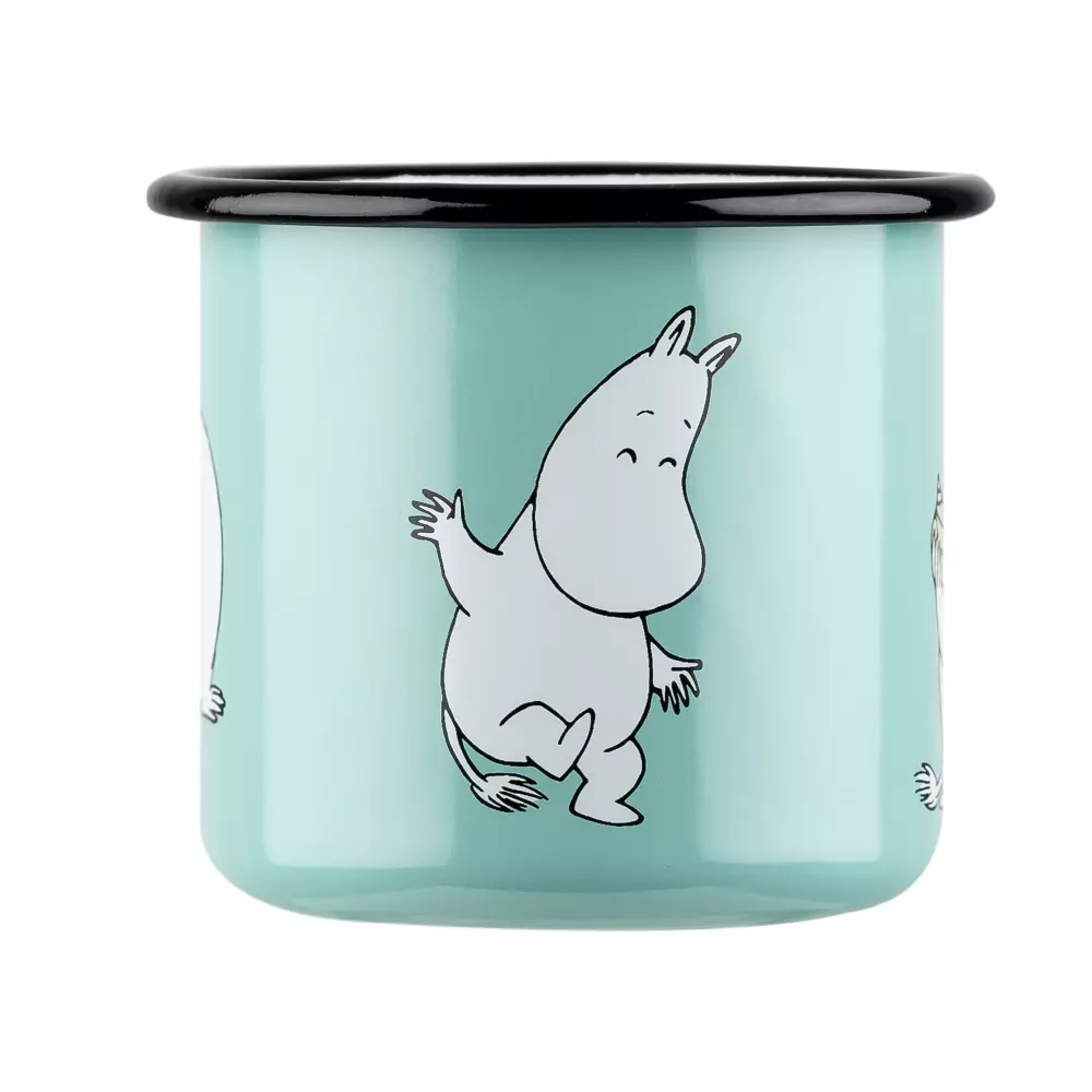 Moomin Emaljekopp - Moomintrollet Turkis