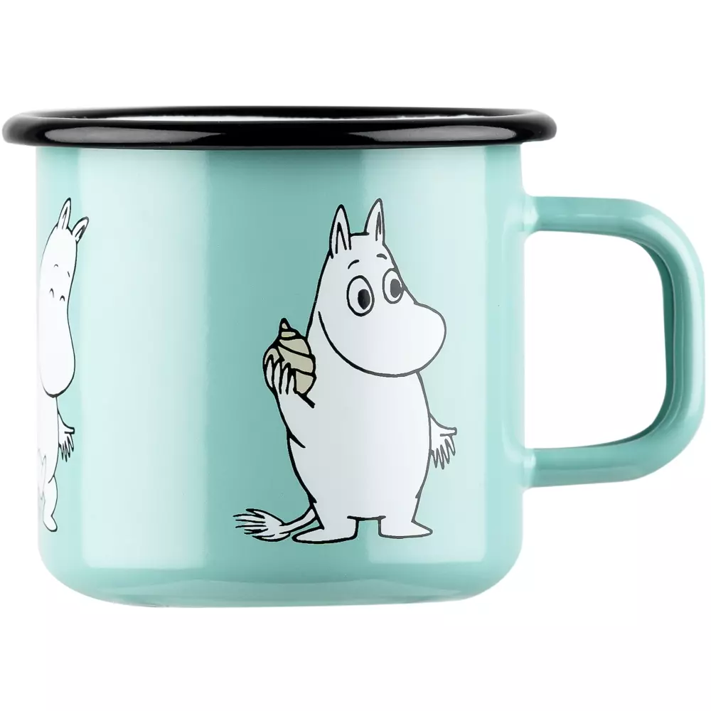 Moomin Emaljekopp - Moomintrollet Turkis