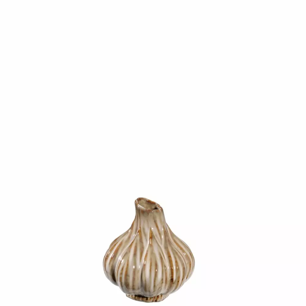 Vase Onion Beige, 7072575499858, 170123, Interiør, Vaser, Consilimo, ONION Vase D12,3 H12,8 cm beige vulcanic