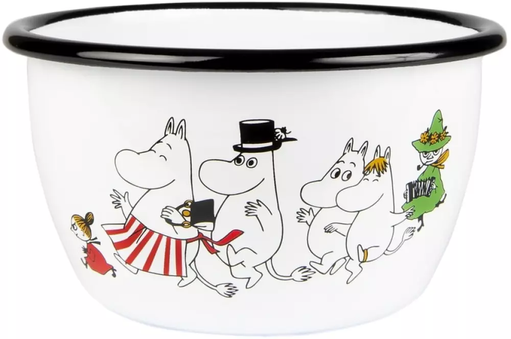 Moomin Emaljeskål - Moomindalen