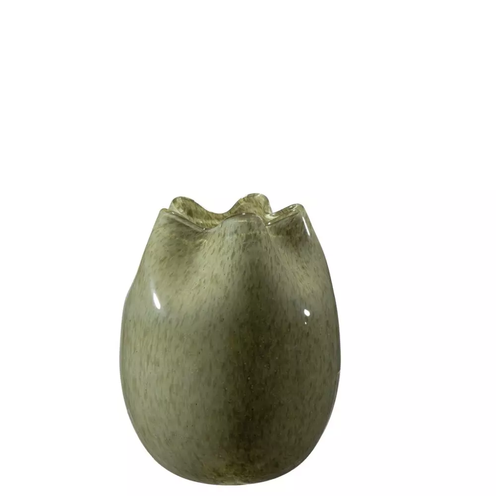 Elita Vase Grønn H21, 7072575511307, 170463, Interiør, Vaser, Consilimo, ELITA Vase/lyslykt D18 H21 cm green