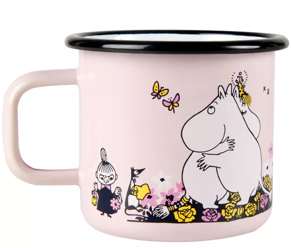 Moomin Emaljekopp - Klem Rosa