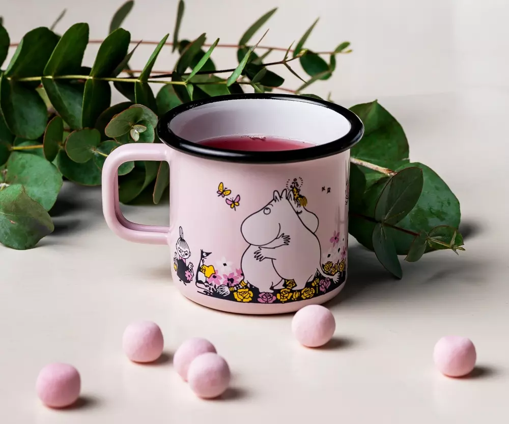 Moomin Emaljekopp - Klem Rosa