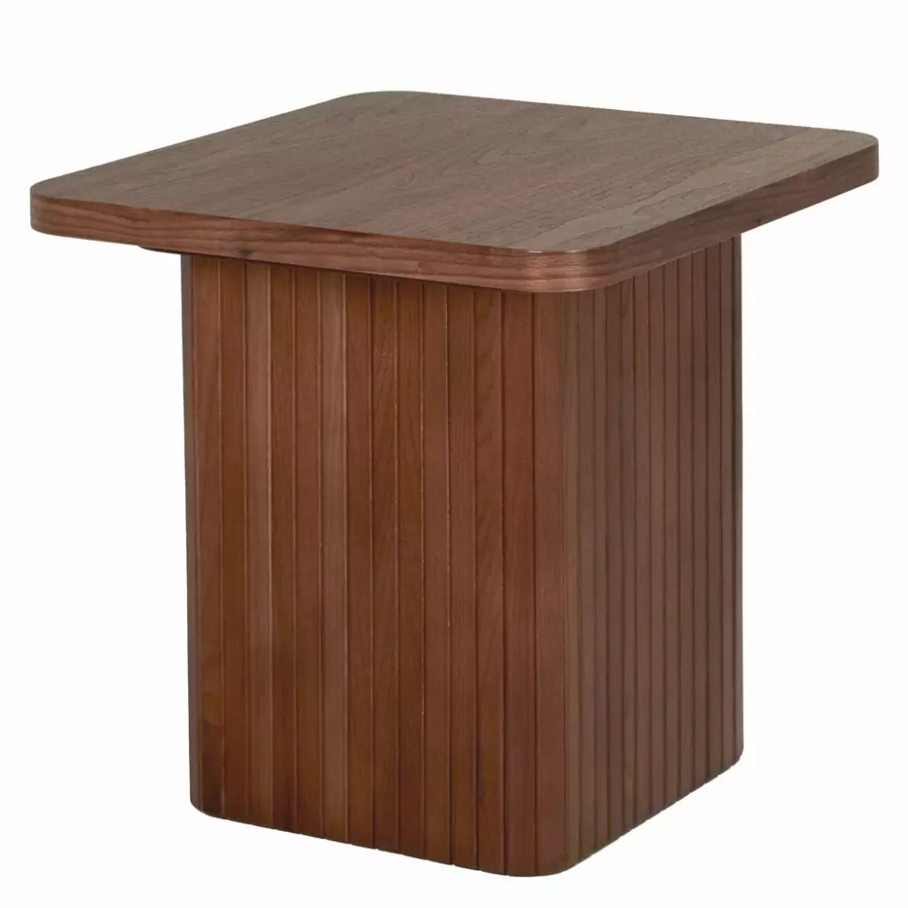 Sucre - Sidebord Valnøtt 45x45x42.5, 7020629399791, 20220087, Møbler, Bord, Martinsen AS, Sucre - Sidebord Valnøtt 45x45x42.5 Bjørk, eik, mdf