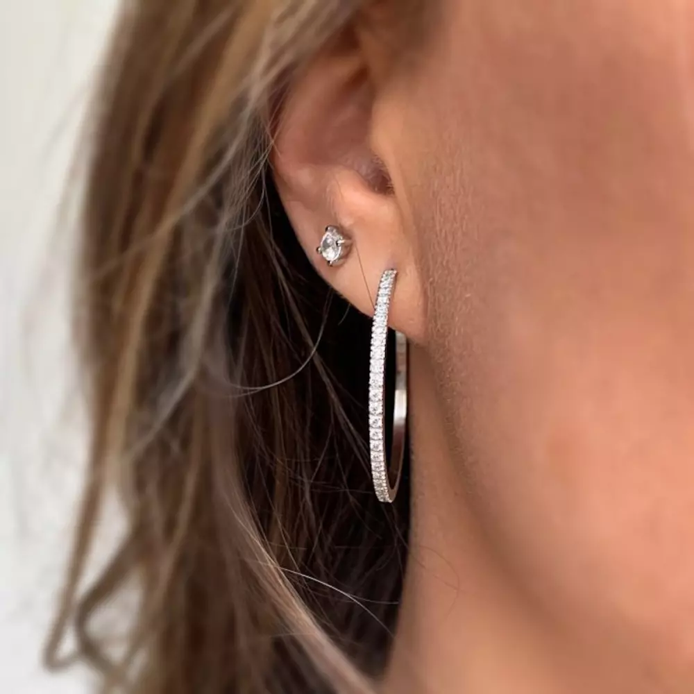 Ice Øredobber Stål, 7332866066788, 2042016, Accessories, Øredobber, Bud To Rose, ICE EARRING STEEL