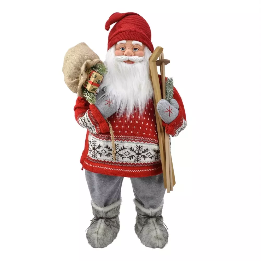 Henry Nisse Rød H60, 7020628917002, 204525, Jul, Julepynt, House of Christmas, Martinsen AS, Henry - Nisse Rød 19,5x28,5xH60 cm Plast