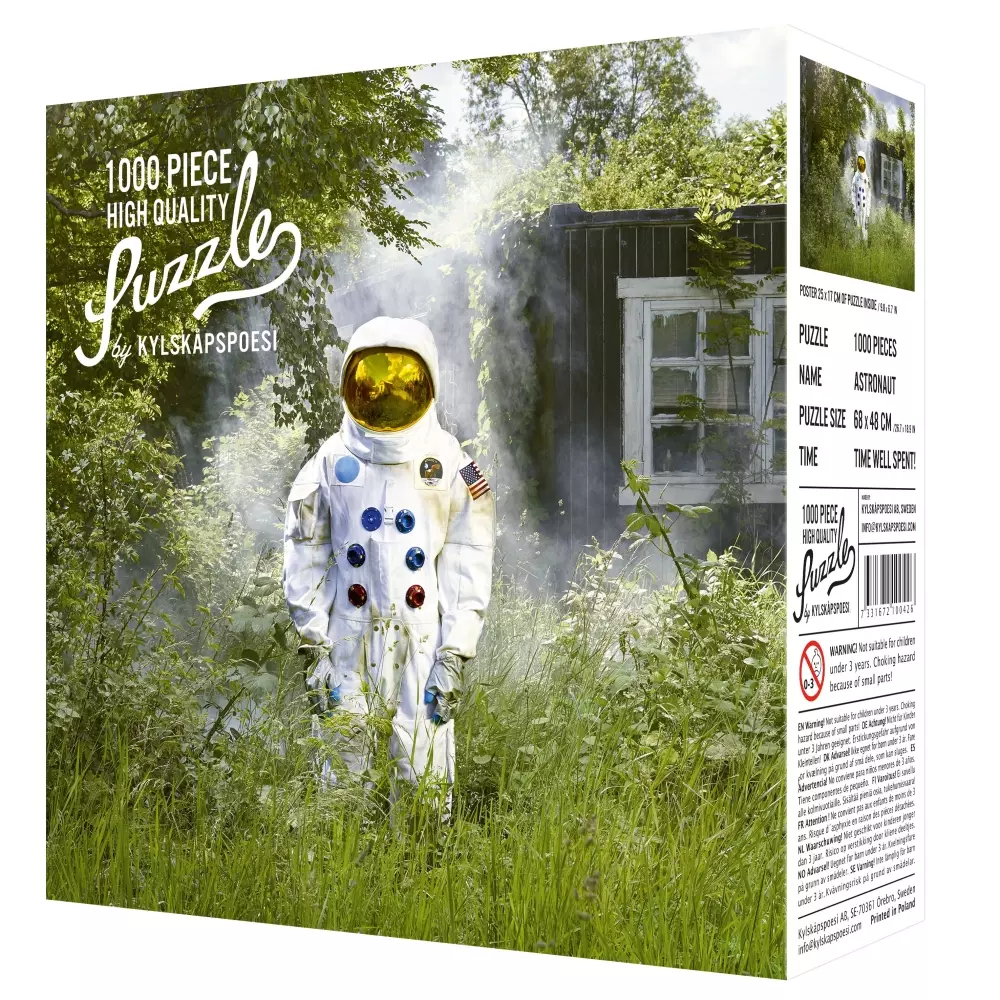 Puslespill - Astronaut, 7331672100426, 2100426, Party, Spill, Kylskåpspoesi