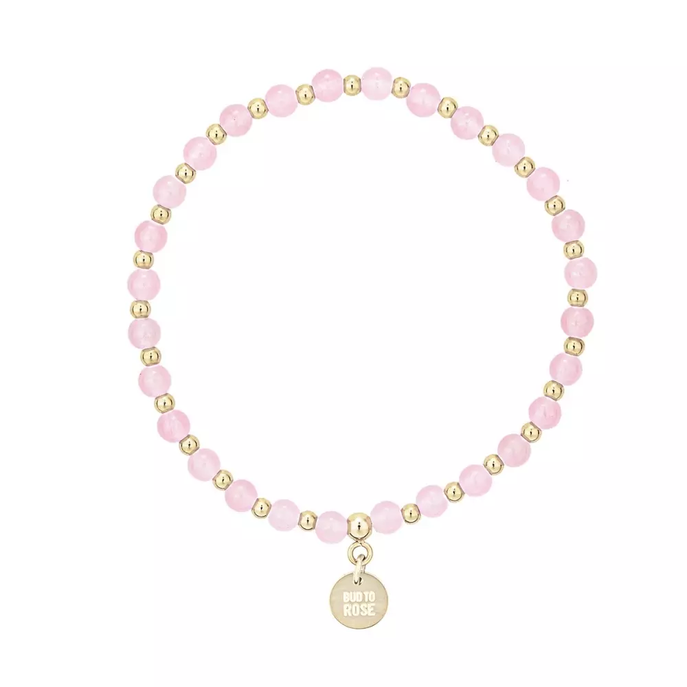 Bev Armbånd Rosa & Gull, 7332866071546, 2221210, Accessories, Armbånd & Fotlenker, Bud To Rose, BEV BRACELET LT. PINK/GOLD