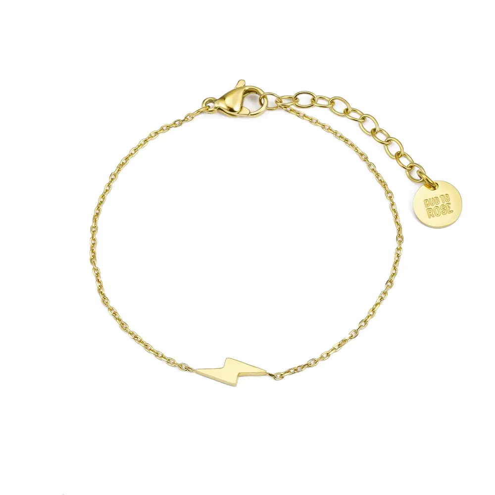 Flash Armbånd Gull, 7332866074998, 2241244, Accessories, Armbånd & Fotlenker, Bud To Rose, FLASH BRACELET GOLD