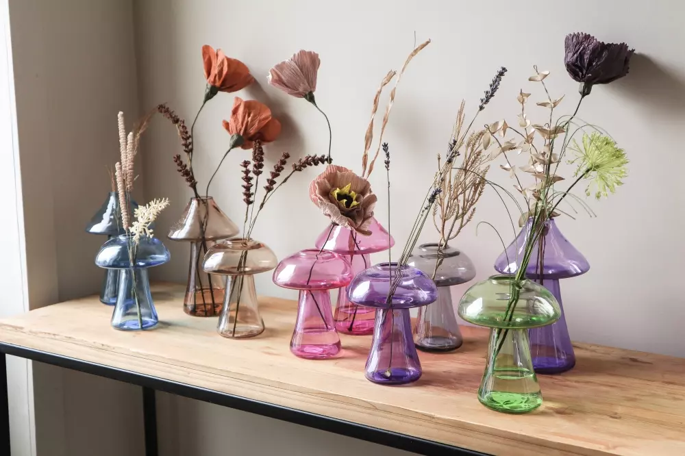 Ester Glassvase Brun, 7072347231044, 23104, Interiør, Vaser, Coming Home