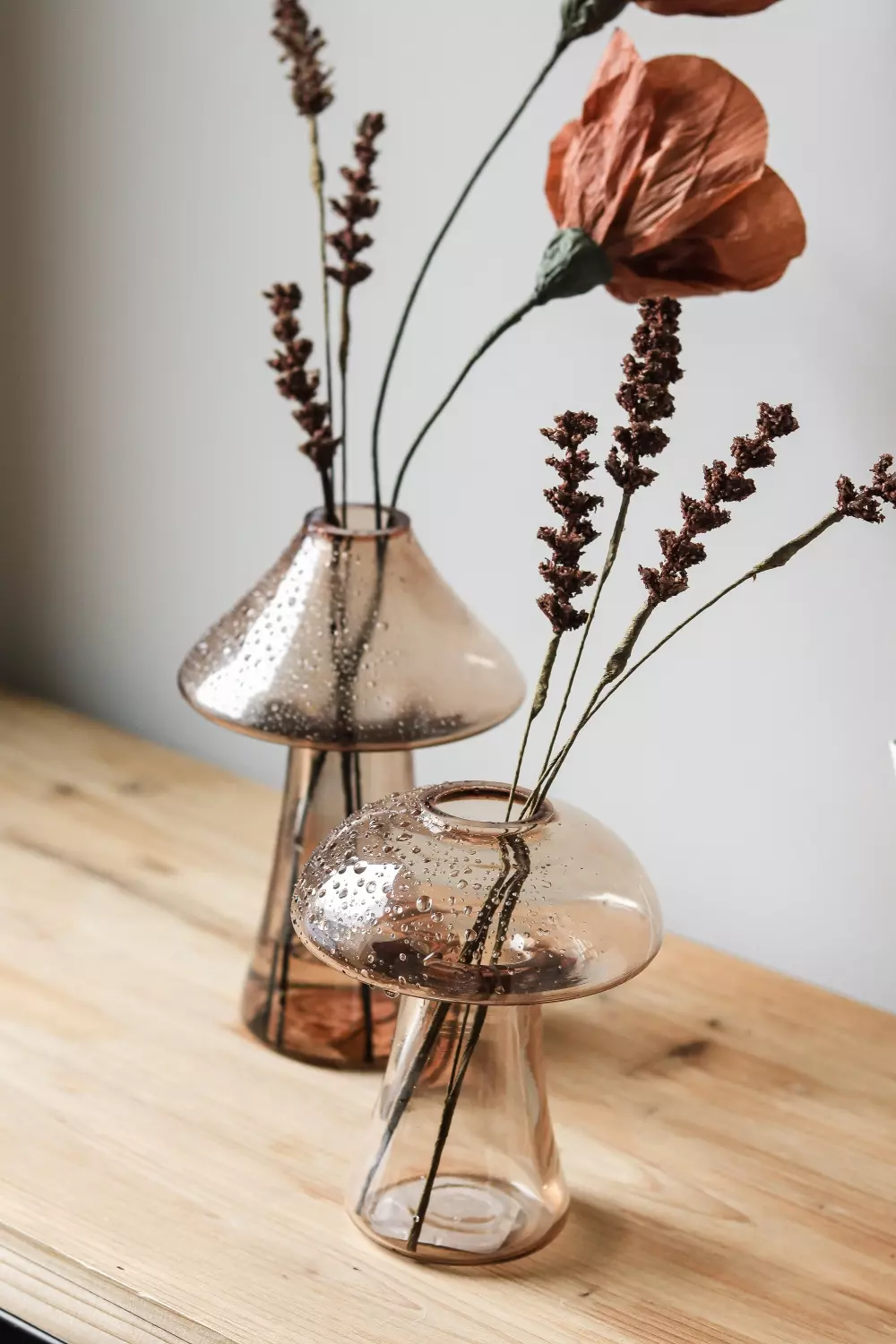 Ester Glassvase Brun, 7072347231044, 23104, Interiør, Vaser, Coming Home