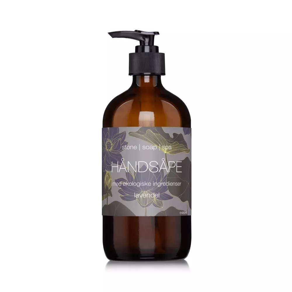 Stone Soap Håndsåpe - Lavendel - 450ml, 7090043722635, 291, Baderom, Håndsåper, Stone Soap Spa, Thiink AS, Håndsåpe - Lavendel - 450ml