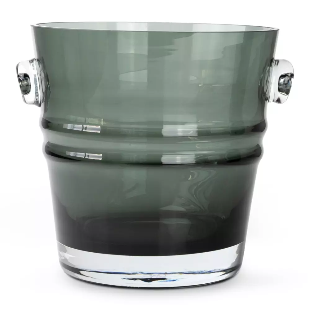 The Bucket Lykt/ Vase Koksgrå 16cm, 7026173017228, 301722, Interiør, Vaser, Magnor, Modern House, Magnor - The Bucket stormlykt/vase Soft Grey 16 cm