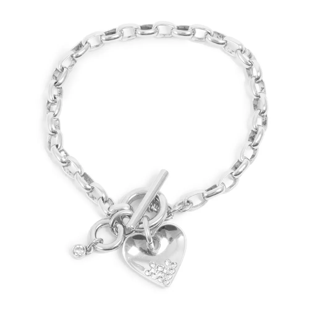 Armbånd Reversible Hearts - Sølv, 7990301807138, 3018-0713, Accessories, Armbånd & Fotlenker, A&C Oslo, Armbånd, Reversible Hears, S