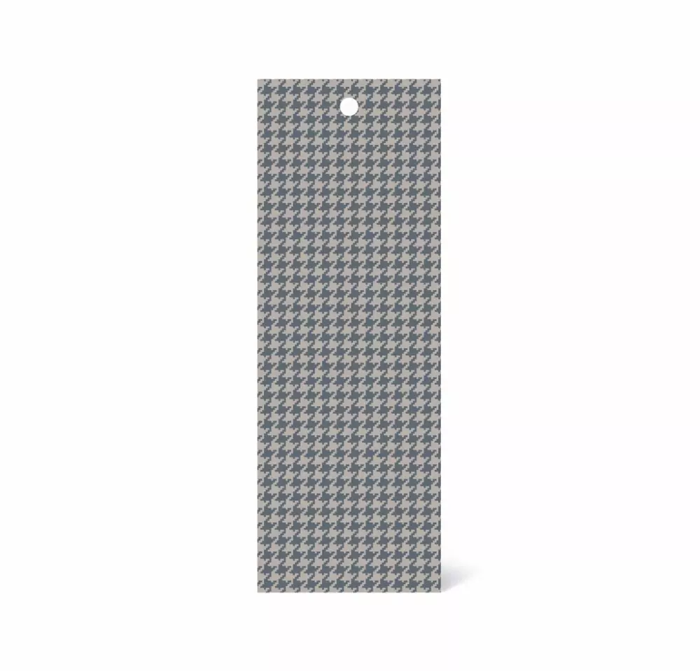 Halvor Bakke Kort Houndstooth Blue