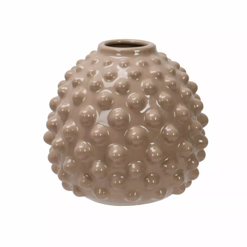 Elaine - Vase Beige, 7020629352550, 40210415, Interiør, Vaser, Holmen, Consilimo