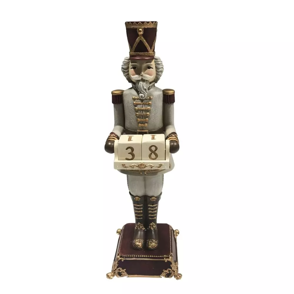 Nøtteknekker Figur H32, 7020629372992, 40211840, Jul, Julefigurer, House of Christmas, Martinsen AS, Nutcracker - Figur Flerfarget 10x10x31,5cm Polyresin