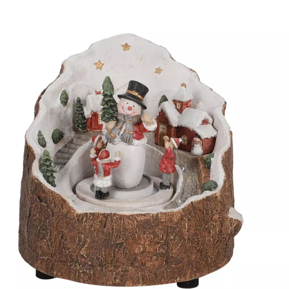 Thulin Spilledåse, 7020629412391, 40222093, Jul, Julepynt, House of Christmas, Martinsen AS, Thulin - Spilledåse Brun 17x16x15cm Polyresin