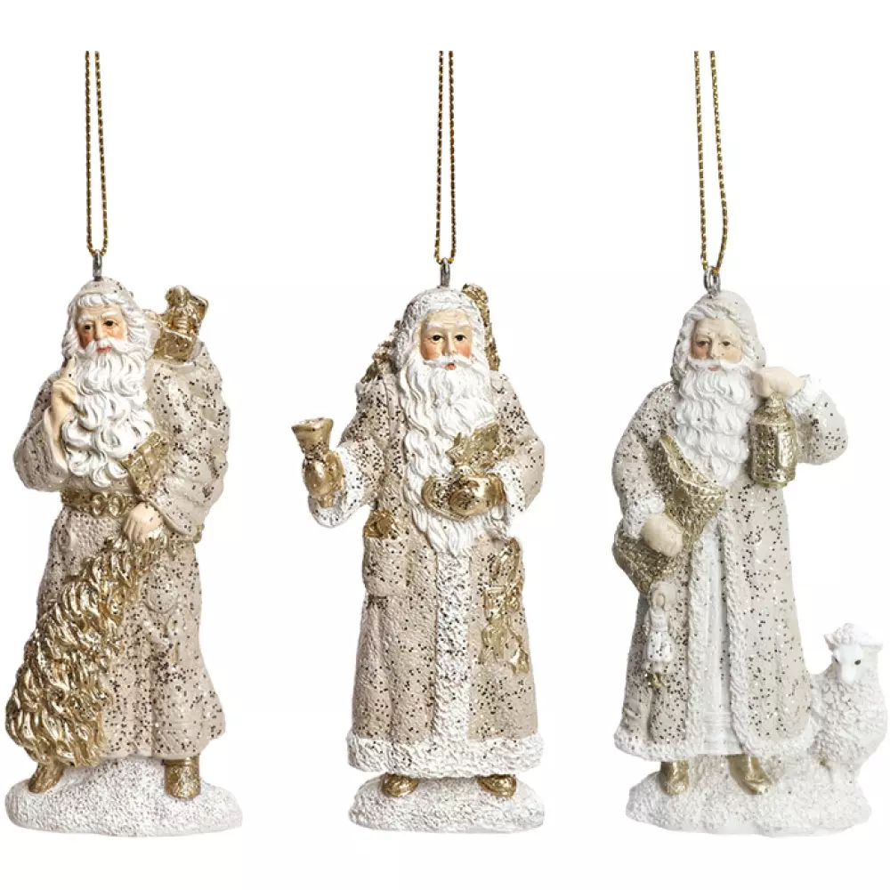 Juleheng Mentzel H10,5cm (Assortert), 7020629419222, 40230059, Jul, Julekuler, House of Christmas, Martinsen AS, Mentzel - Ornament Krem 5x2,5x10,5cm Resin