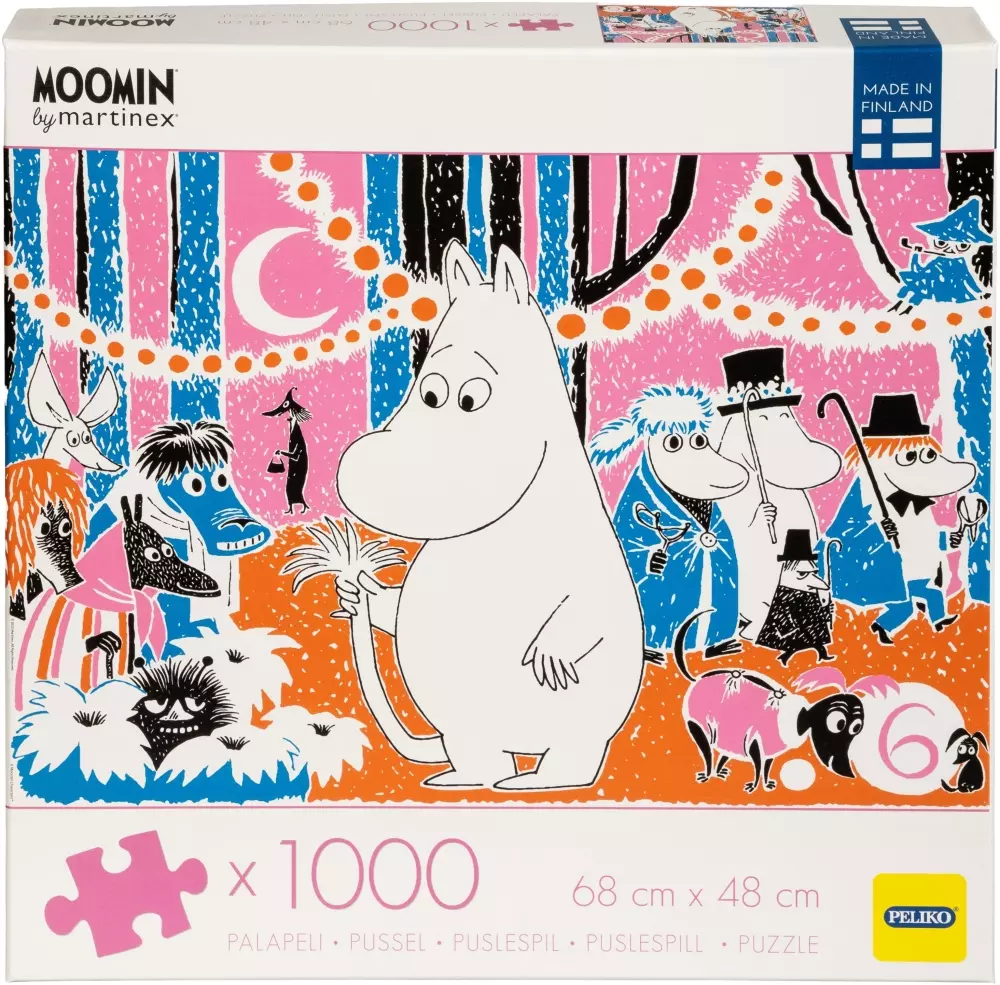 Moomin 1000 brikker Tegneserie 6