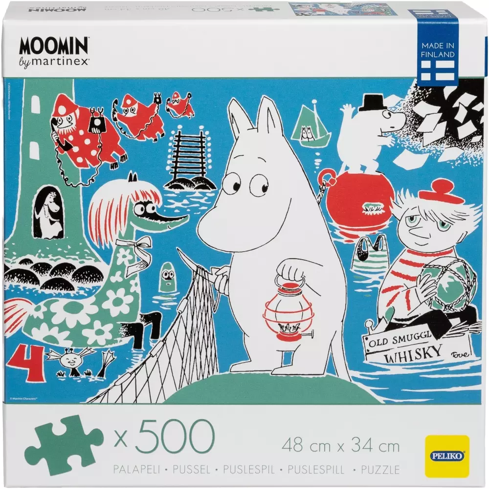 Moomin 500 brikker Tegneserie 4