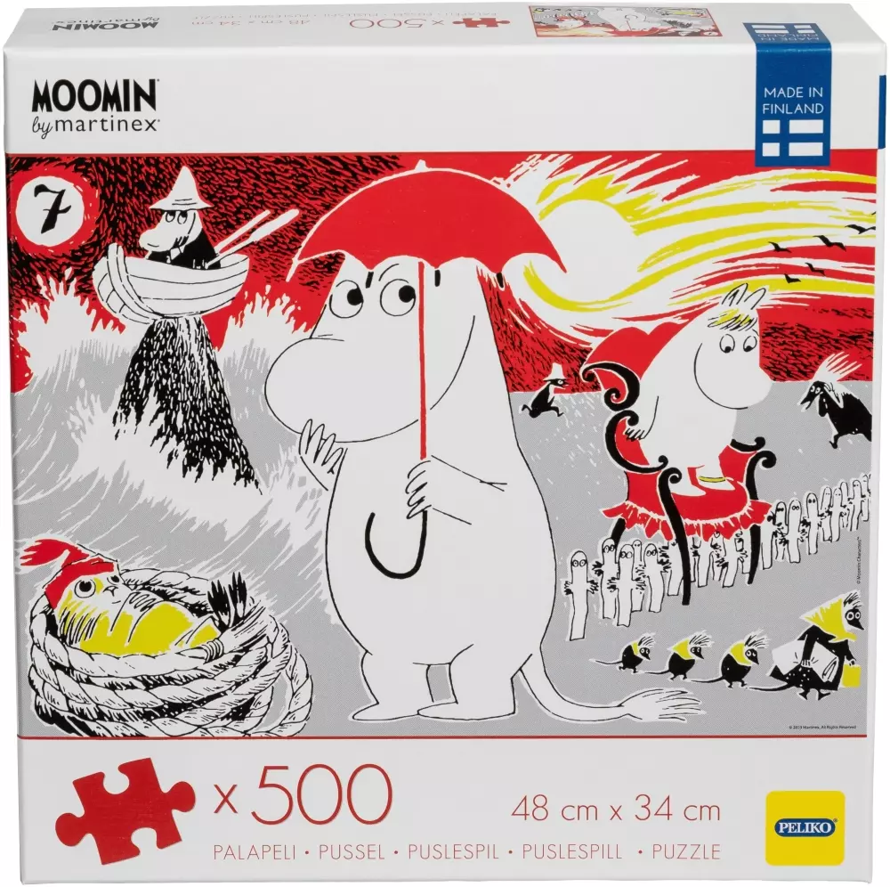 Moomin 500 brikker Tegneserie 7