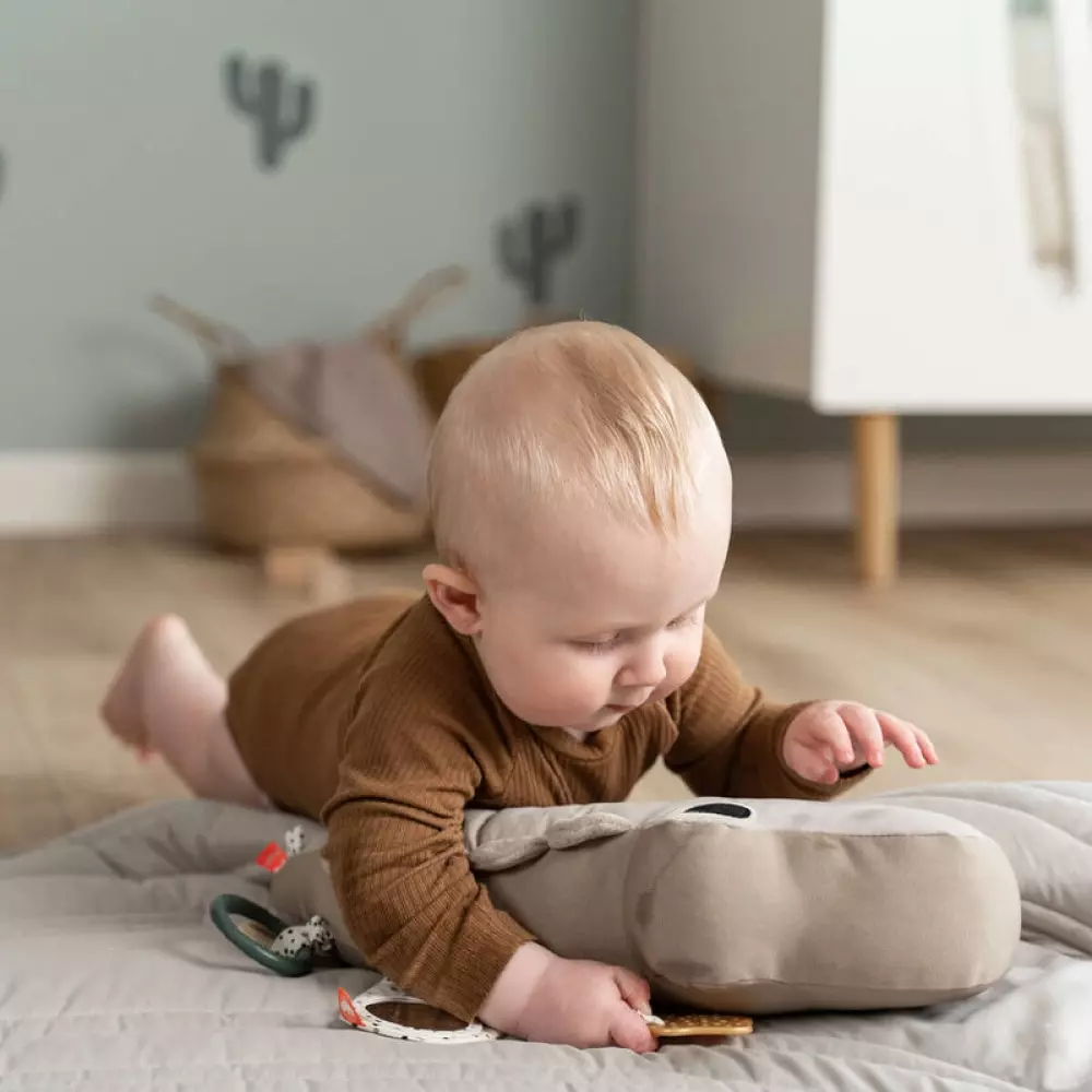 Tummy Time Aktivitetsleke Croco Sand