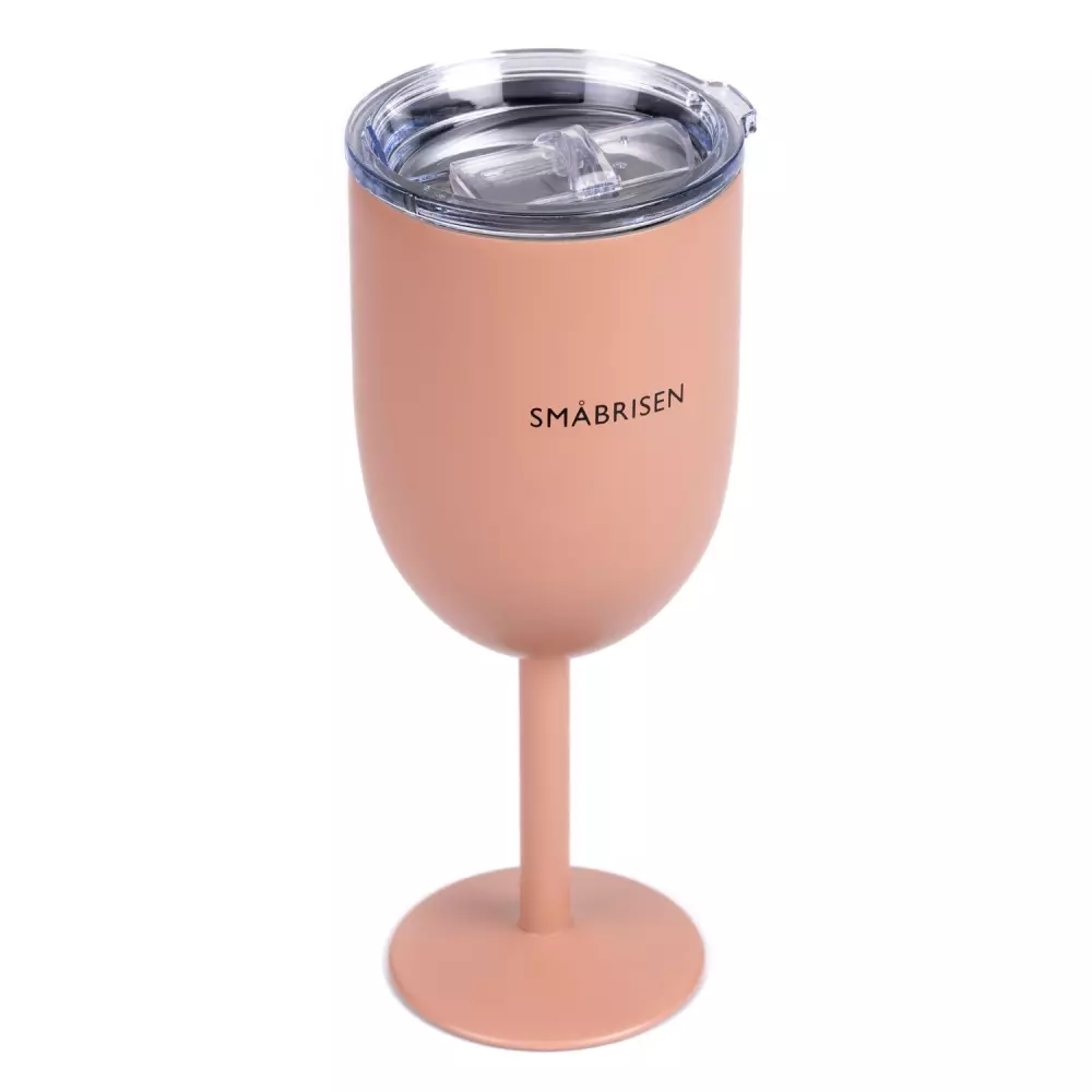 Termo Vinglass - Småbrisen Peach, 7072554008484, 43016, Kjøkken, Glass, Pictureit, Termo Vinglass - Småbrisen