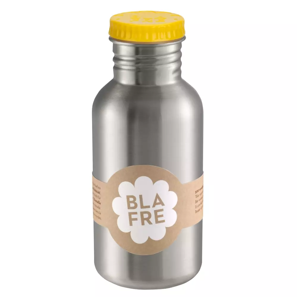 Blafre Stålflaske - Gul 500 Ml