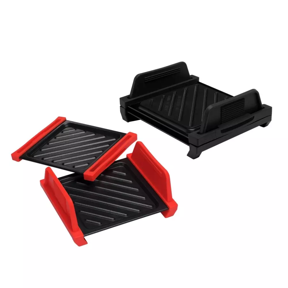 Micro toast - Toastvarmer svart og rød ass, 7020628992900, 46161670, Kjøkken, Diverse kjøkken, Modern House