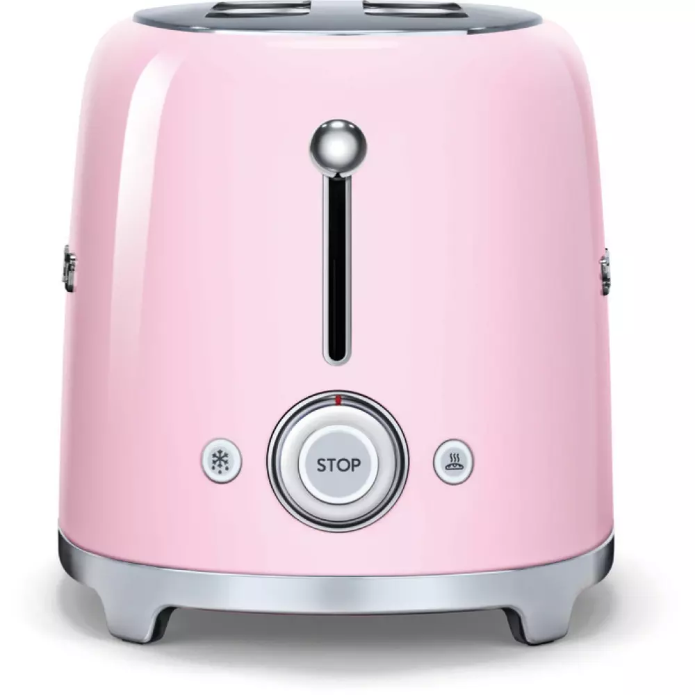 Smeg Brødrister 1500W Pastellrosa, 8017709190873, 46170265, Kjøkken, Elektrisk, Smeg, Modern House, Smeg Brødrister 1500W 4x pastellrosa