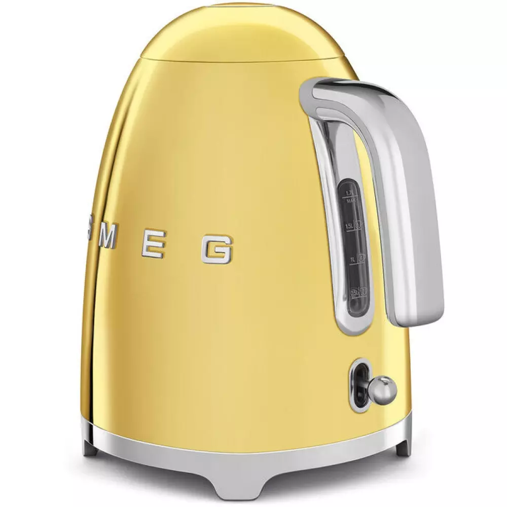 Smeg Vannkoker 1,7 l Gull, 8017709275334, 46190768, Kjøkken, Elektrisk, Smeg, Modern House, Smeg Vannkoker 1,7 l gull