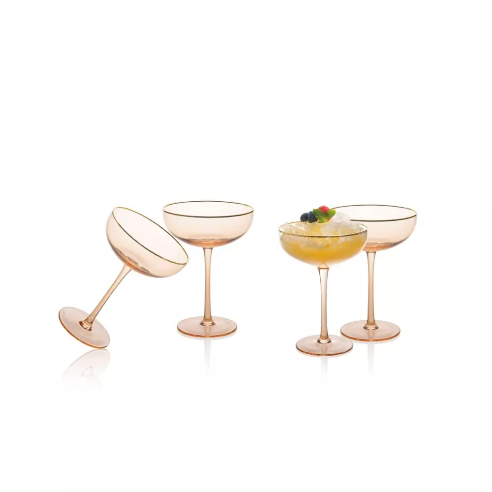 Soft Pink Champagneglass 4 pk 4-pakning, 230ml 46202082 7070549116831 Kjøkken Glass Modern House