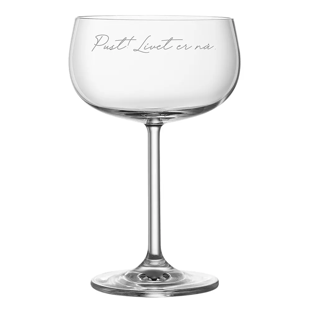 Lykketegning Champagneglass Pust, 7070549127004, 46203396, Kjøkken, Glass, Lykketegning, Modern House