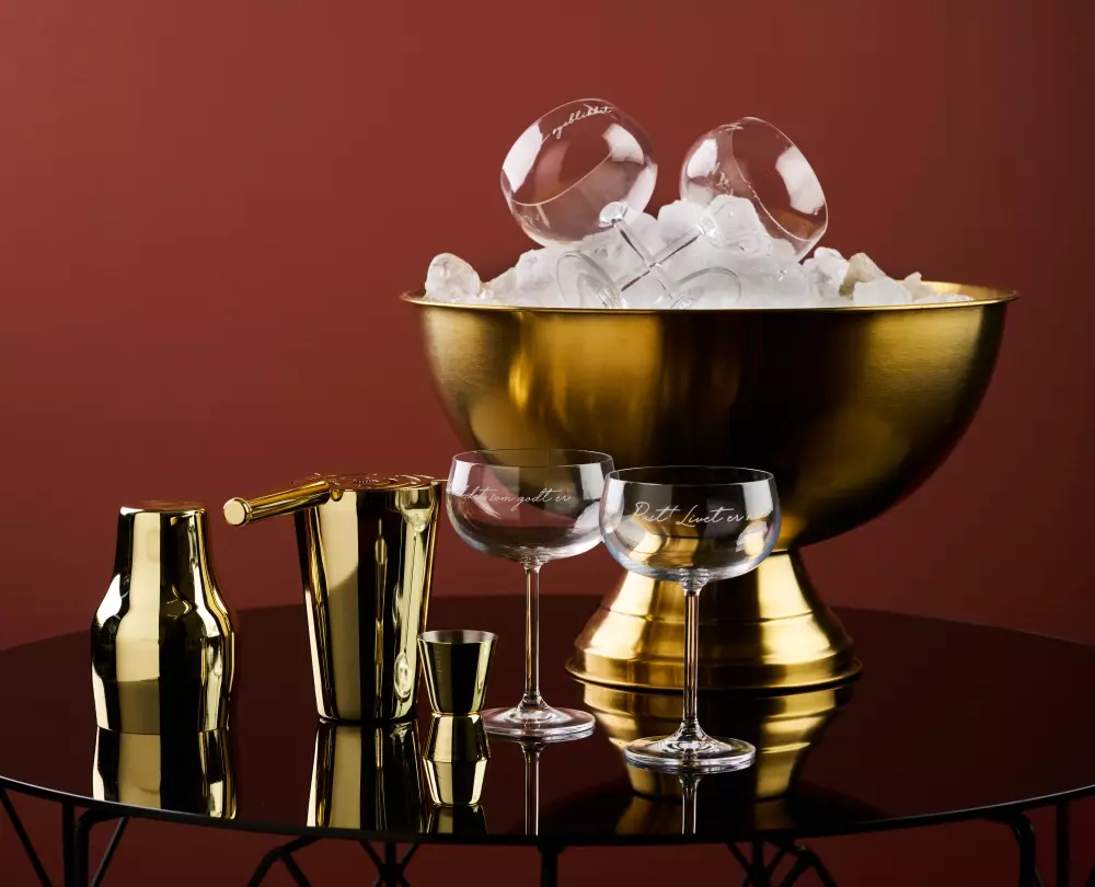 Lykketegning Champagneglass Pust, 7070549127004, 46203396, Kjøkken, Glass, Lykketegning, Modern House