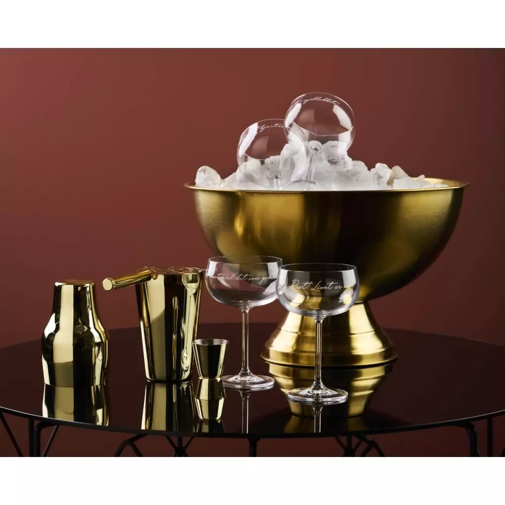 Lykketegning - Champagneglass Tro, 7070549127011, 46203397, Kjøkken, Glass, Lykketegning, Modern House, Lykketegning Champagneglass