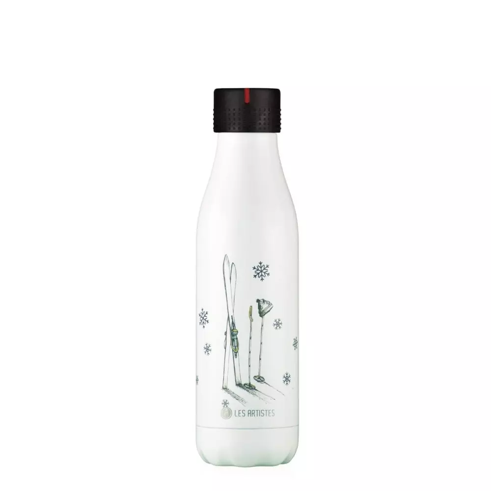 Les Artistes Bottle Up Design Hvit Termoflaske - 0,5 l