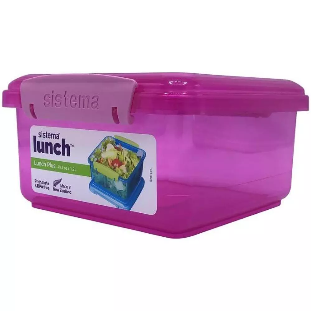 Sistema - Lunch - Lunsjboks - 1,2 l-Assorterte farger