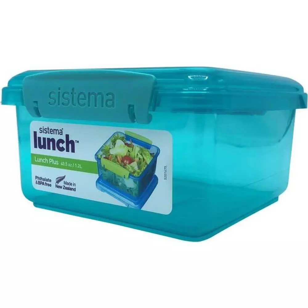 Sistema - Lunch - Lunsjboks - 1,2 l-Assorterte farger