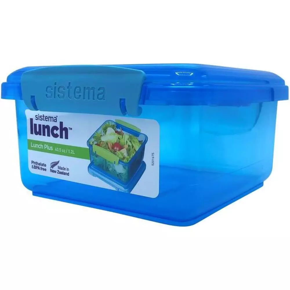 Sistema - Lunch - Lunsjboks - 1,2 l-Assorterte farger