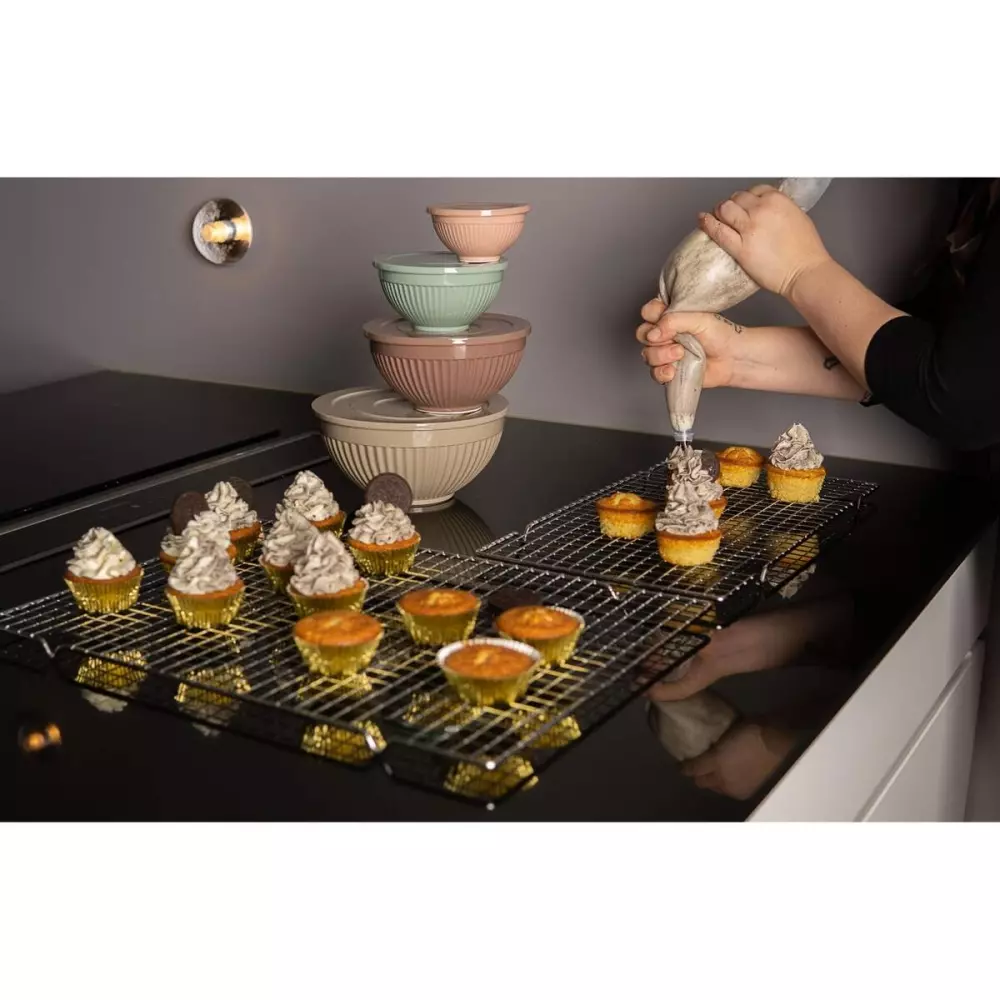 bAYk - Bollesett s/4 - Brun, 7070549148993, 46205225, Kjøkken, Baking, baYk, Modern House, BAYk Bollesett s/4 Brun